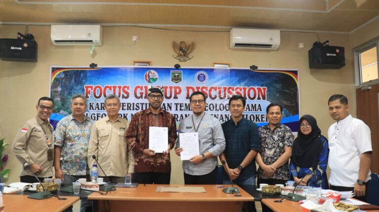 MoU Antara BP Geopark Ranah Minang Silokek dengan BP Geopark Ijen