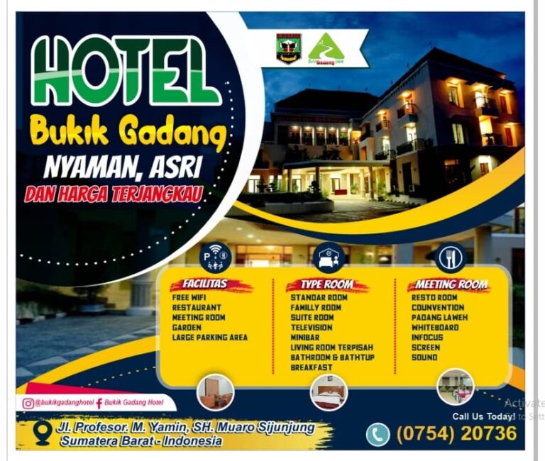 Hotel untuk tamu dan wisatawan lokal di ibukota kabupaten